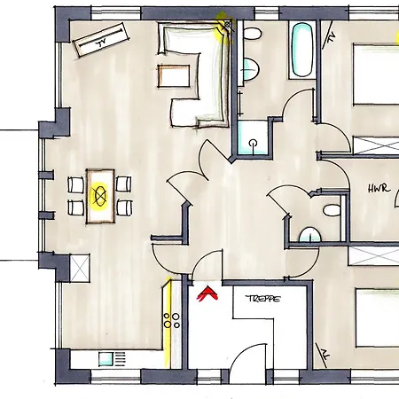 Apartament Kanalblick, Ausguck